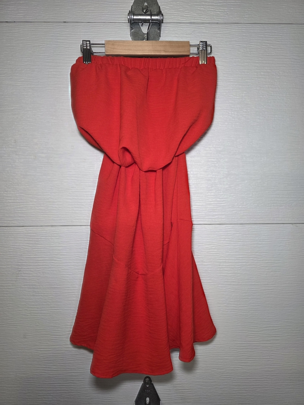 Rolla Coster Vibrant Red Strapless Dress